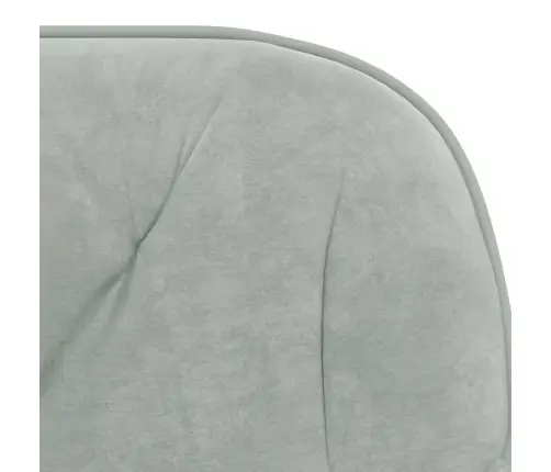 Valgomojo Kėdės, 2Vnt., Šviesiai Pilkos Spalvos, Aksomas