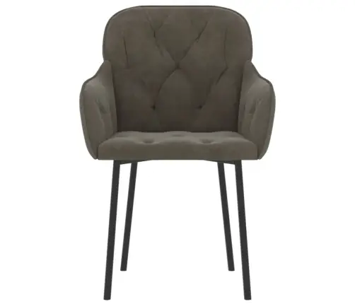 Söögitoolid 2 Tk, Tumehall, Samet Söögitoolid 2 Tk, Tumehall, Samet