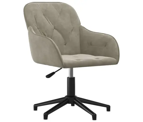 Pasukama Biuro Kėdė, Šviesiai Pilkos Spalvos, Aksomas