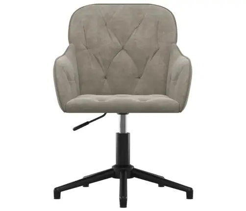 Pasukama Biuro Kėdė, Šviesiai Pilkos Spalvos, Aksomas