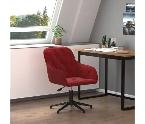 Biroja Krēsls, Vīnsarkans Samts Vidaxl