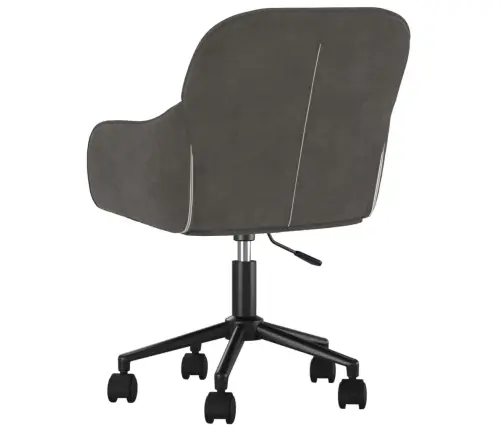 Biroja Krēsls, Tumši Pelēks Samts Vidaxl