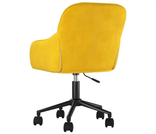 Pasukama Biuro Kėdė, Geltonos Spalvos, Aksomas