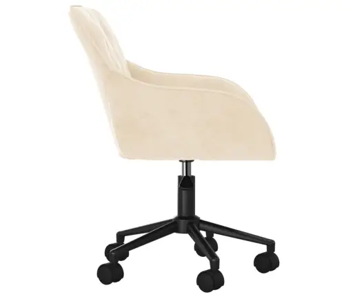 Biroja Krēsls, Krēmkrāsas Samts Vidaxl