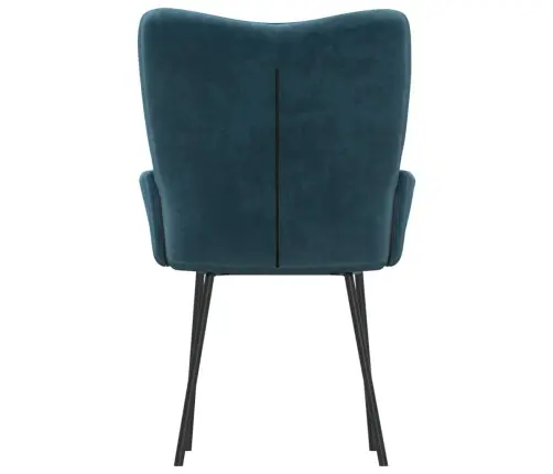 Virtuves Krēsli, 2 Gab., Zils Samts Vidaxl