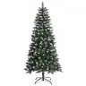 Mākslīgā Ziemassvētku Egle Ar Statīvu, Zaļa, 120 Cm, Pvc Vidaxl