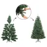 Mākslīgā Ziemassvētku Egle Ar Statīvu, Zaļa, 120 Cm, Pvc Vidaxl