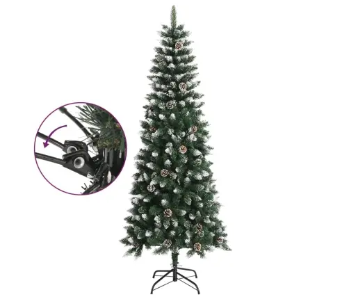 Mākslīgā Ziemassvētku Egle Ar Statīvu, Zaļa, 210 Cm, Pvc Vidaxl Mākslīgā Ziemassvētku Egle Ar Statīvu, Zaļa, 210 Cm, Pvc Vidaxl