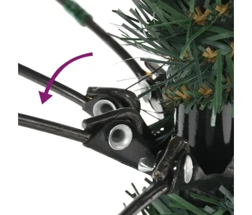 Kunstkuusk Alusega, Roheline, 240 cm Pvc Kunstkuusk Alusega, Roheline, 240 cm Pvc