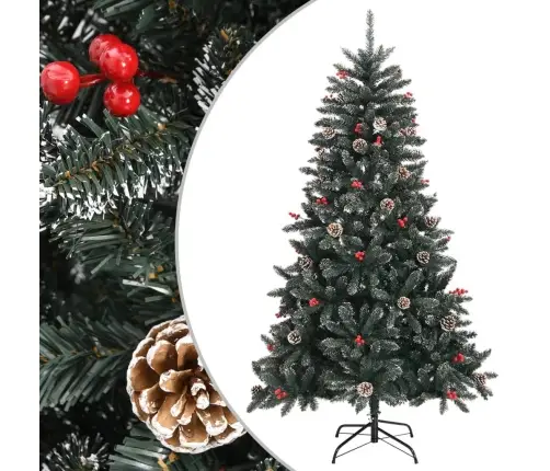 Mākslīgā Ziemassvētku Egle Ar Statīvu, Zaļa, 150 Cm, Pvc Vidaxl Mākslīgā Ziemassvētku Egle Ar Statīvu, Zaļa, 150 Cm, Pvc Vidaxl