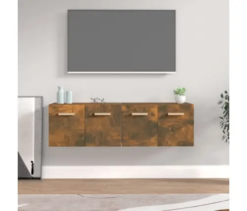 Sienas Skapīši, 2 Gab., Ozola, 60X36,5X35 Cm, Inženierijas Koks Vidaxl