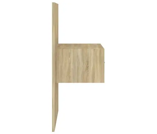 Gultas Galvgalis Ar Skapīšiem, Ozola Krāsā, Inženierijas Koks Vidaxl