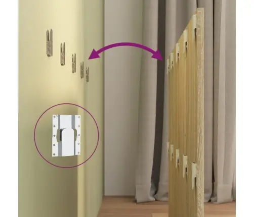 Gultas Galvgalis Ar Skapīšiem, Ozola Krāsā, Inženierijas Koks Vidaxl