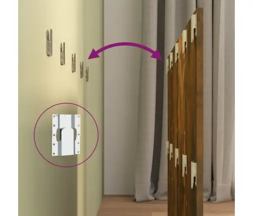 Gultas Galvgalis Ar Skapīšiem,Ozolkoka Krāsa, Inženierijas Koks Vidaxl