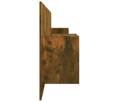 Gultas Galvgalis Ar Skapīšiem,Ozolkoka Krāsa, Inženierijas Koks Vidaxl