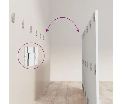 Voodipeats Kappidega, Valge, Tehispuit