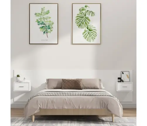 Voodipeats Kappidega, Valge, Tehispuit