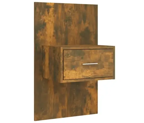 Gultas Galvgalis Ar Skapīšiem,Ozolkoka Krāsa, Inženierijas Koks Vidaxl