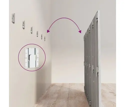 Lovos Galvūgalis Su Spintelėmis, Pilkas Ąžuolo, Mediena