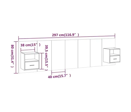 Voodipeats Kappidega, Hall Sonoma Tamm, Tehispuit