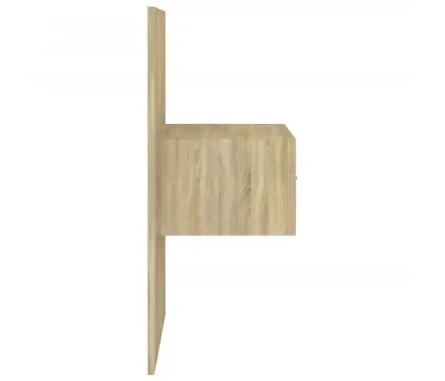 Gultas Galvgalis Ar Skapīšiem, Ozola Krāsā, Inženierijas Koks Vidaxl