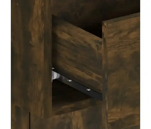 Lovos Galvūgalis Su Spintelėmis, Dūminio Ąžuolo, Mediena