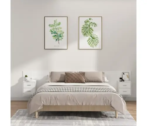 Voodipeats Kappidega, Valge, Tehispuit