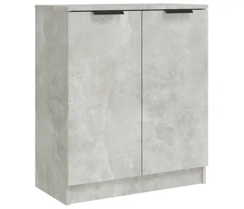 Kumodes, 2 Gab., Betona Pelēkas, 60X30X70 Cm, Inženierijas Koks Vidaxl