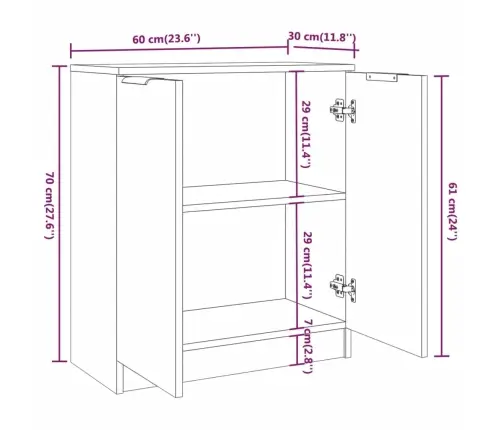 Kumodes, 3 Gab., Betona Pelēkas, Inženierijas Koks Vidaxl