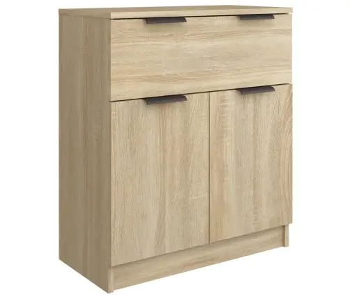 Kumodes, 3 Gab., Ozolkoka Krāsa, Inženierijas Koks Vidaxl
