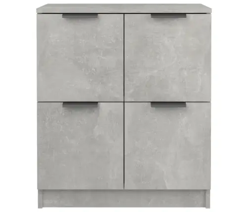 Kumodes, 2 Gab., Betona Pelēkas, 60X30X70 Cm, Inženierijas Koks Vidaxl
