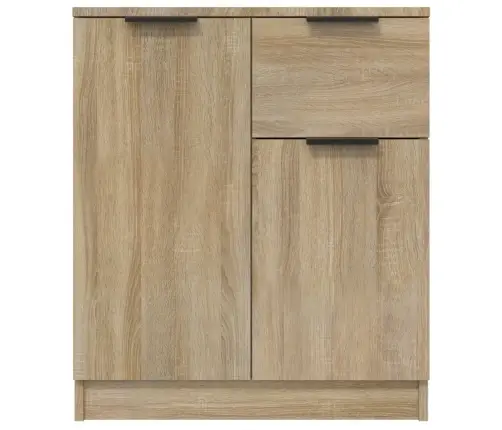 Šoninės Spintelės, 2Vnt., Ąžuolo, 60X30X70cm Apdirbta Mediena
