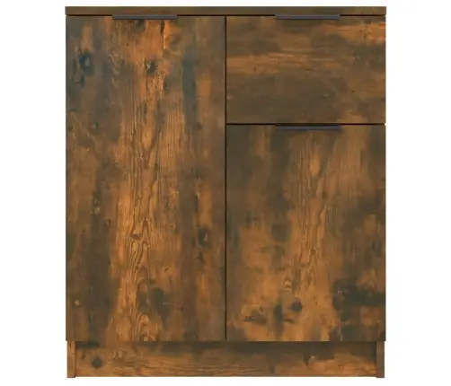 Šoninės Spintelės, 2Vnt., Dūminio Ąžuolo, 60X30X70cm Mediena