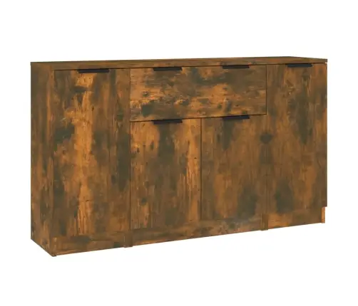 Kumodes, 3 Gab., Ozolkoka Krāsa, Inženierijas Koks Vidaxl