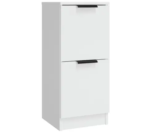 Kumodes, 3 Gab., Baltas, Inženierijas Koks Vidaxl