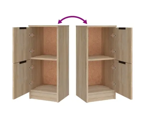 Puhvetkapid 3 Tk, Sonoma Tamm, Tehispuit