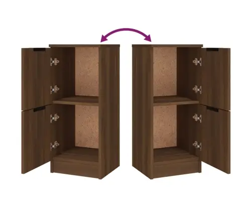 Kumodes, 3 Gab., Ozolkoka Krāsa, Inženierijas Koks Vidaxl