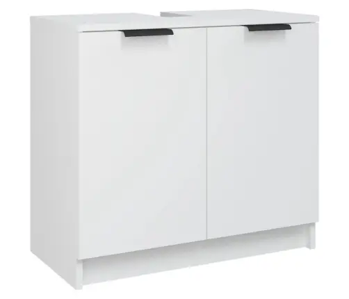 3-Daļīgs Vannasistabas Skapīšu Komplekts, Balts Vidaxl