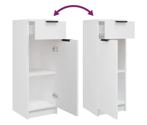 3-Daļīgs Vannasistabas Skapīšu Komplekts, Balts Vidaxl