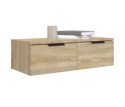 Seinakapid, 2 Tk, Sonoma Tamm, 68 X 30 X 20 cm Tehispuit