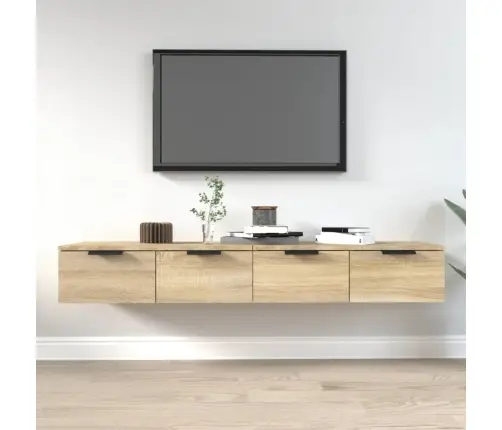 Seinakapid, 2 Tk, Sonoma Tamm, 68 X 30 X 20 cm Tehispuit