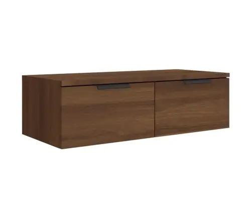 Sienas Skapīši, 2 Gab., Brūni, 68X30X20 Cm, Inženierijas Koks Vidaxl