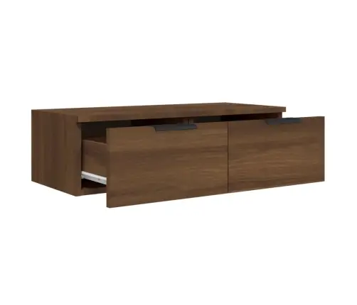 Sienas Skapīši, 2 Gab., Brūni, 68X30X20 Cm, Inženierijas Koks Vidaxl