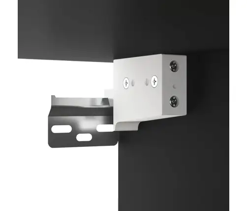 Sienas Skapīši, 2 Gab., Melni, 102X30X20 Cm, Inženierijas Koks Vidaxl