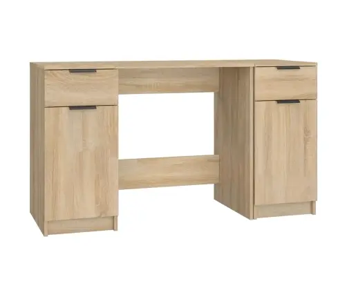 Kirjutuslaud Külgkapiga Sonoma Tamm Tehispuit