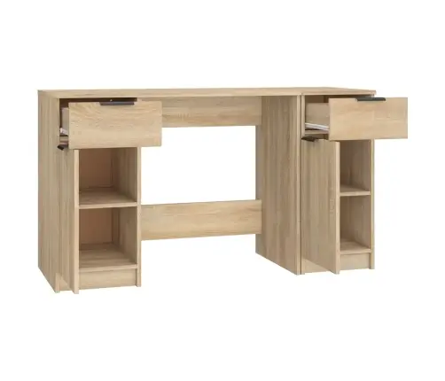 Kirjutuslaud Külgkapiga Sonoma Tamm Tehispuit