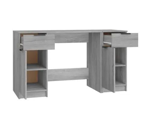 Kirjutuslaud Külgkapiga Hall Sonoma Tamm Tehispuit