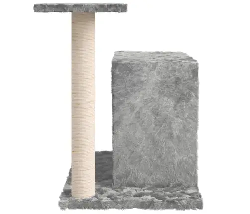 Kassimaja Sisalköiega Kraapimispuuga, Helehall, 51 Cm