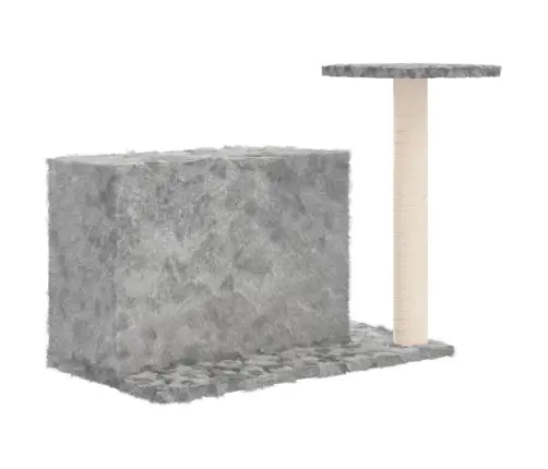 Kassimaja Sisalköiega Kraapimispuuga, Helehall, 51 Cm