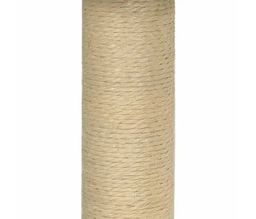 Kaķu Māja Ar Sizala Stabu Nagu Asināšanai, 74 Cm, Gaiši Pelēka Vidaxl